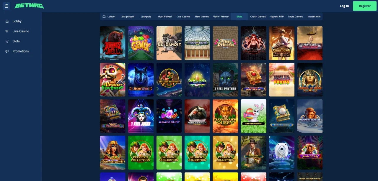 betmac slots not on gamstop