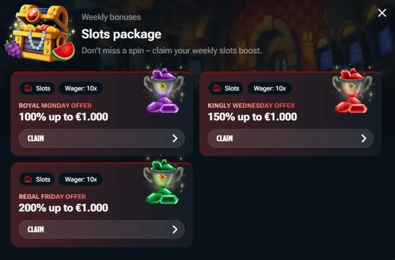 kingdom slots package 2