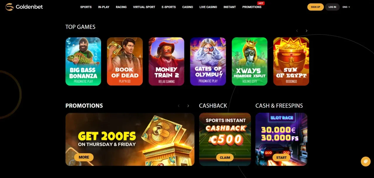 top games at golden bet